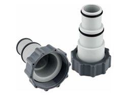 Adaptador Para Manguera De Piscina, 2 Adaptadores Roscados Con Anillo De Sellado Para Mangueras De 32-38 Mm.