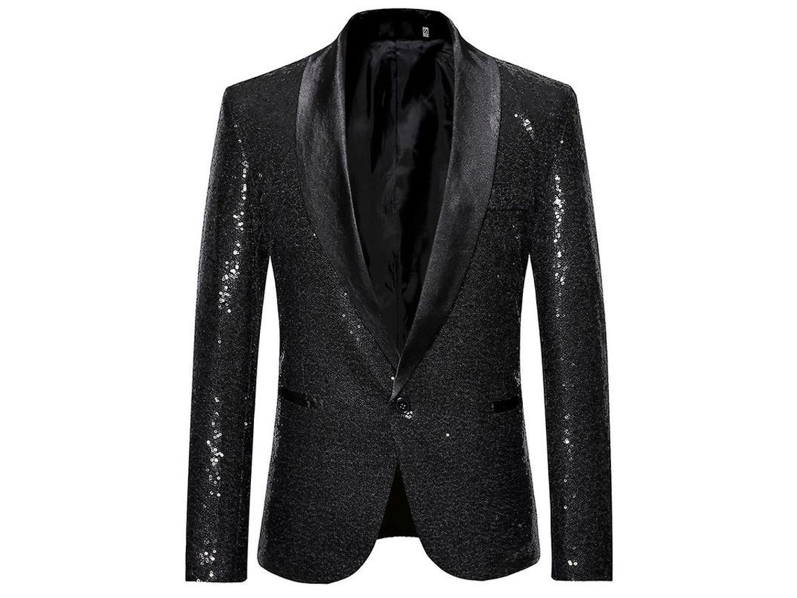 2026-chaqueta De Traje Con Secuenciales Para Hombre Mystdiy Con Un Botón Para Bodas Fiestas Y Cenas