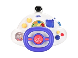 Volante Juguete Chrui Formato Ovni Para Sillita Con Sonido Y Luz (blanco)