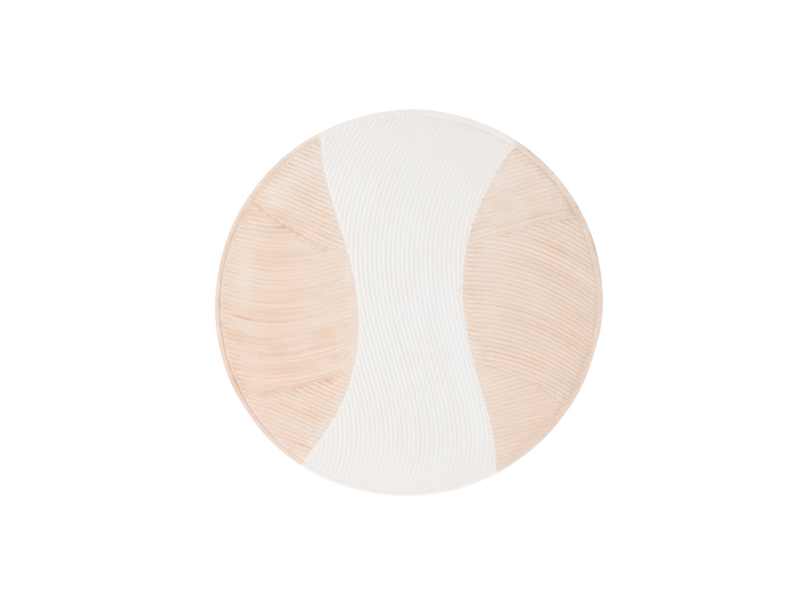 Decoración Pared Madera Mango Tallada 90,5x2x90,5cm