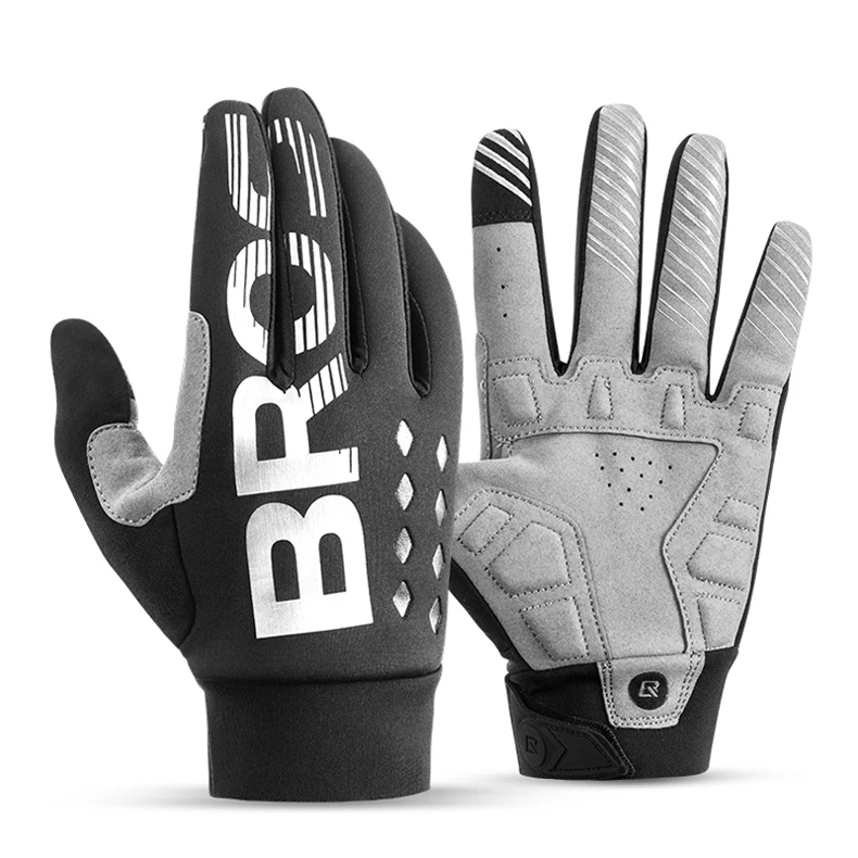 (talla M) Guantes De Ciclismo, Resistentes A Los Golpes Y Al Desgaste, Unisex, Cortavientos, Transpirables, De Longitud Extendida Y Cálidos.