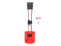 Adaptador De Batería De 18 V Para Juguetes De Carreras Infantiles Peg Perego, Conector Negro.