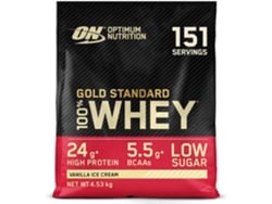 Proteína OPTIMUM NUTRITION On 100% Whey Gold Standard (10 Lbs, 4,5 Kg - Vainilla Ice Cream)