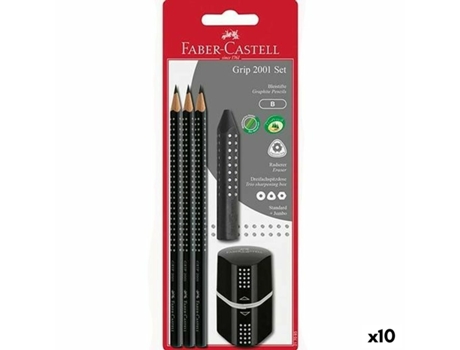 Conjunto de Lápiz FABER-CASTELL Negro 10 unidades
