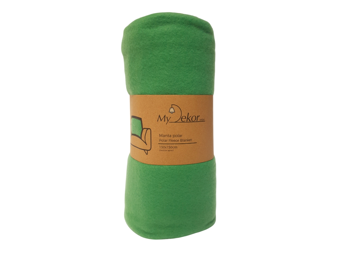 Manta Polar 130x150 Cm 210 G/m2 Verde