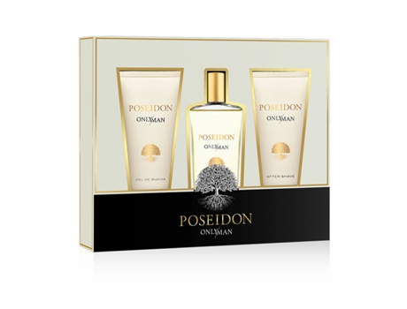 Set de Perfume Hombre POSEIDON EDT Only Man 3 Piezas