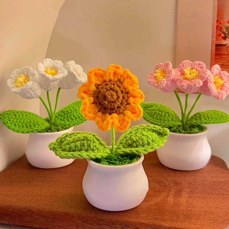Flores De Ganchillo, Flores Tejidas A Mano, Regalos Para Invitados De Boda, Flores Artificiales