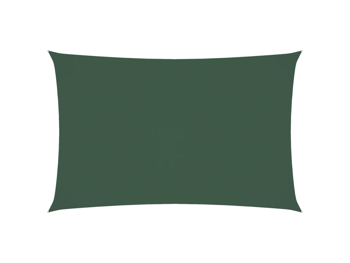 Maison Exclusive - Toldo De Vela Rectangular Tela Oxford Verde Oscuro 5x8 M