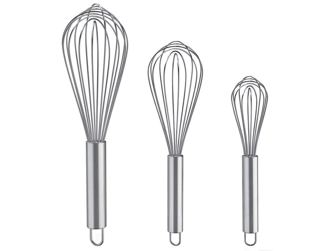 JILLIOPER Batches de acero inoxidable profesional, material saludable de alta calidad asegura una durabilidad resistente al óxido y un rendimiento inigualable, 