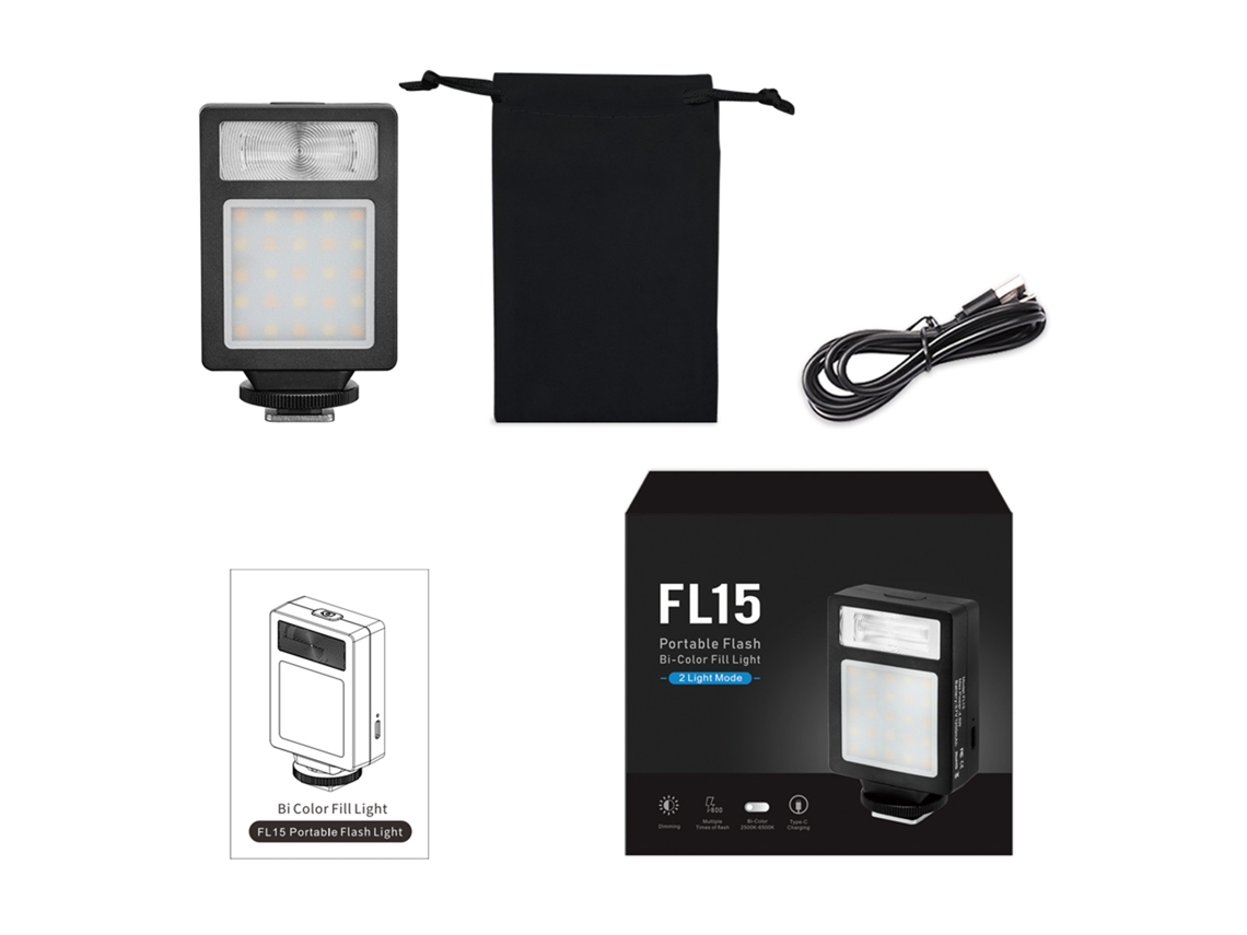 Linterna Flash Para Cámara, Flash Pequeño, Luz De Relleno, Flash Speedlight Para Cámara Digital