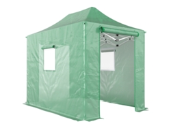 Invernadero Plegable Con Cubierta De Lona, 200x300x270cm, Techo Inclinado.