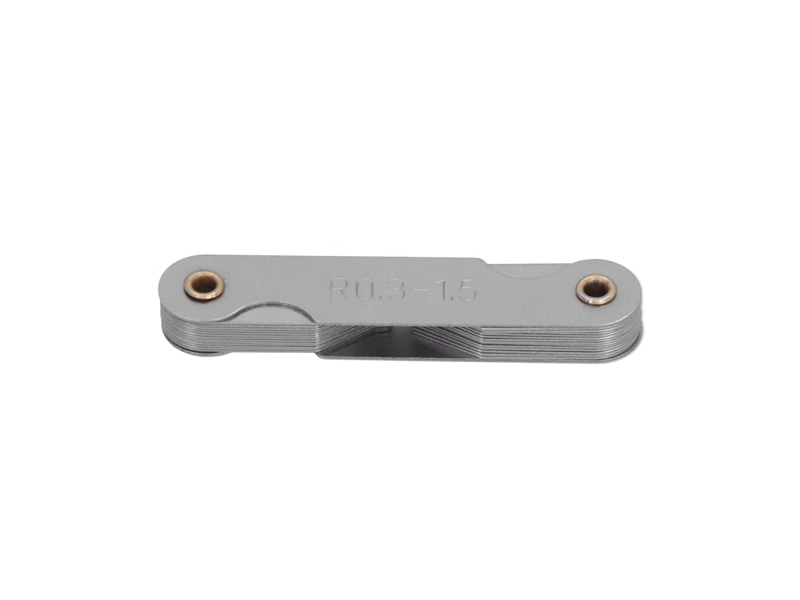 Calibrador De Paso De Rosca Métrico En Pulgadas, Hoja Completa, Herramienta De Medición, Ferretería R0.3-1.5mm