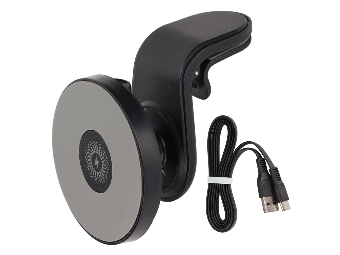 Cargador Inalámbrico Magnético De 360° Para Coche Con Ventilador Para Iphone 13/12/mini/pro Con Fuerte Succión.