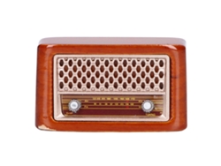 Radio En Miniatura Para Casa De Muñecas 1:12, Modelo Retro Bonito, Accesorio Decorativo Y Juguete De Juego Imaginario Para Niños