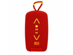 Coluna Wireless Portátil Com Luz Led Modorwy Mf1115 Vermelho