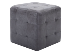 Juego de 2 mesitas de noche 30x30x30 cm Antelina Gris MAISON EXCLUSIVE