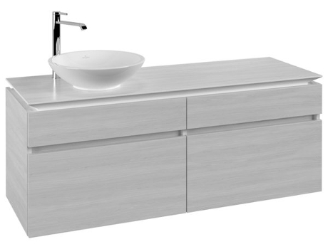 Módulo de lavabo Villeroy &amp Boch Legato B588 1400x550x500mm lavabo lado izquierdo