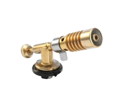Soplete multifuncional de latón para altas temperaturas, ideal para uso en exteriores, soldadura, cocina y acampada.
