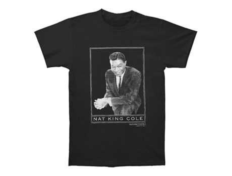 Camiseta ROCKINSTONE con foto de Nat King Cole (Algodón - L)