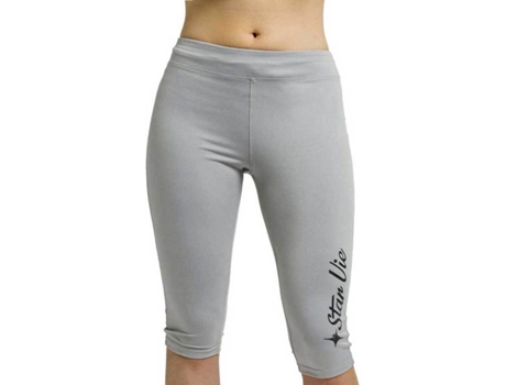 Pantalones Ajustados para Mujer STAR VIE Soril Mesh Gris para Tenis (M)