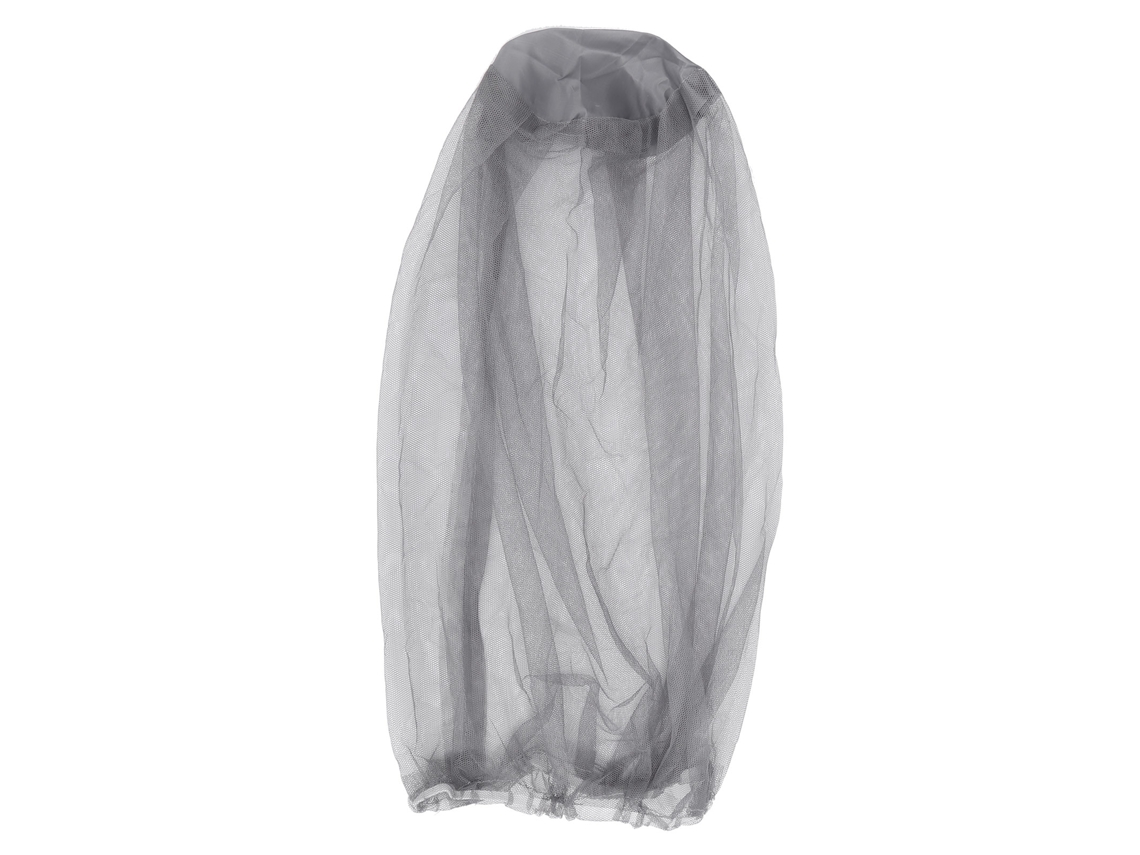 Chapéu De Malha Anti-insetos Protetor Solar Respirável Para Pesca Noturna Nylon Cinza