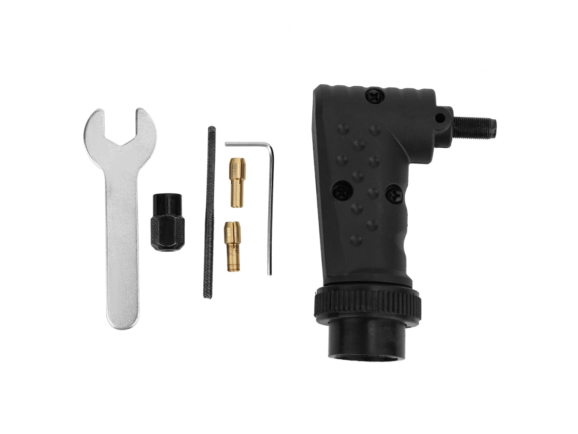 Conversor De Ángulo Recto 90° Accesorio Herramienta Rotatoria Adaptable Para Amoladora Eléctrica Dremel