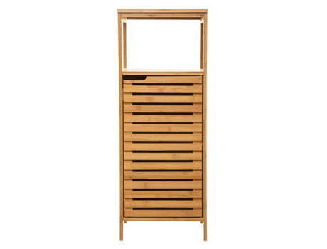 Mueble de baño de pie en bambú