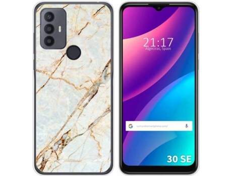Carcasa para TCL 30 SE TUMUNDOSMARTPHONE Dibujos Mármol 13 Multicolor