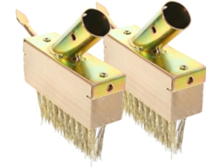 2 Cepillos De Alambre De Acero Para Eliminar Malas Hierbas En Suelos De Madera Y Grietas.