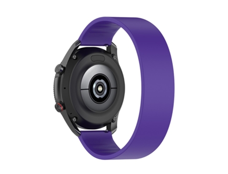 Correa de Silicona 22mm longitud de la banda 150mm para Samsung Garmin Huawei Honor - purpúreo