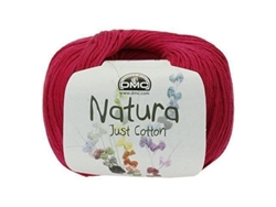 Fil Natura, 100% algodón, rojo carmín N61 Dmc