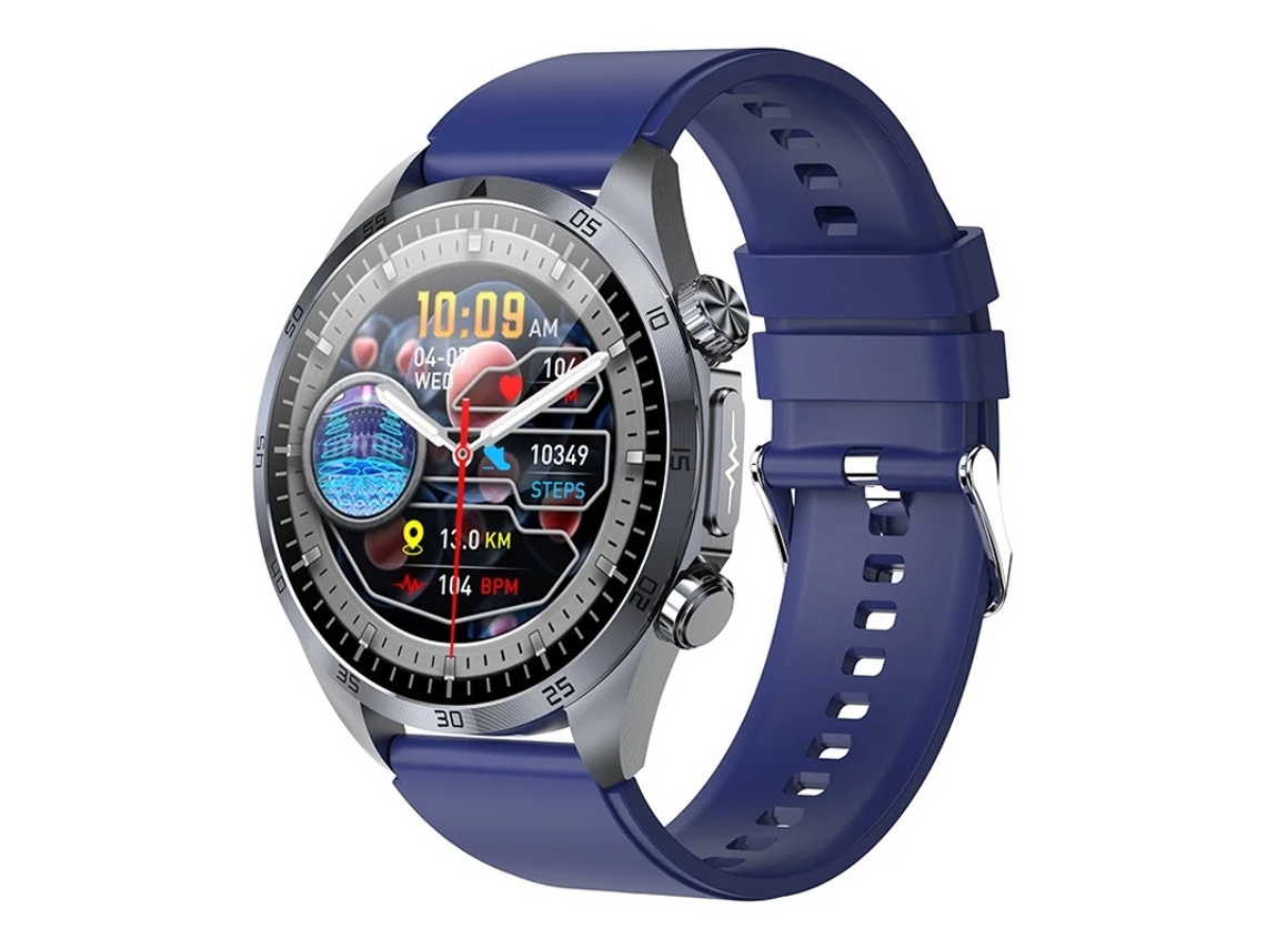 Reloj inteligente con llamadas Bluetooth, pantalla AMOLED, monitorización del sueño y el pulso, ECG, oxígeno en sangre, temperatura y salud, Bestvite