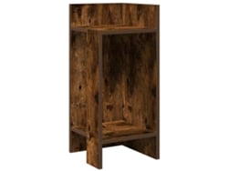 Mesa auxiliar con estante Roble ahumado MAISON EXCLUSIVE (110x50x103 cm)