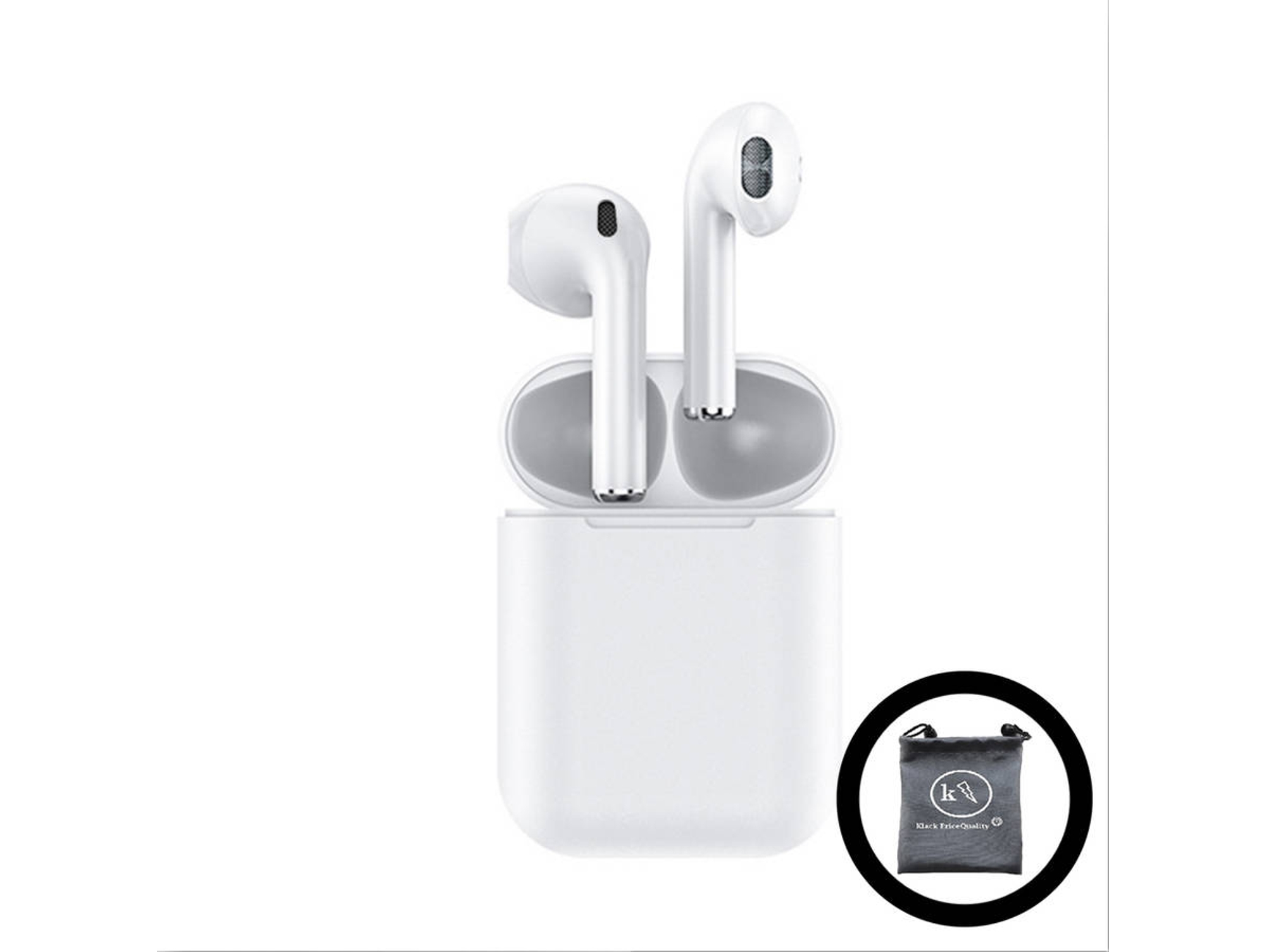 Auriculares Bluetooth True Wireless KLACK I12 (In Ear - Micrófono)