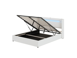 Cama Con Bluetooth, Led, Usb Y Diseño Moderno.