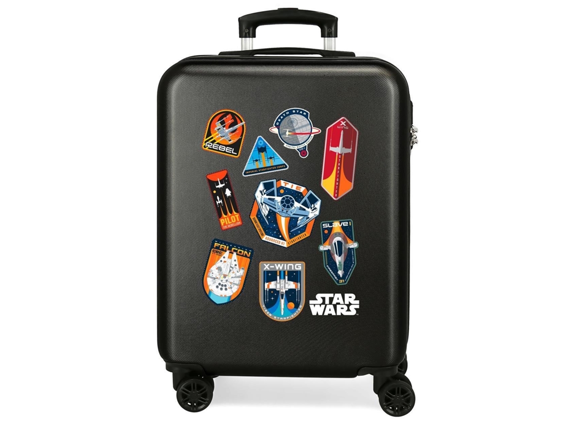Maleta De Cabina Star Wars Badges Negro (55x38x20cm - 35l)
