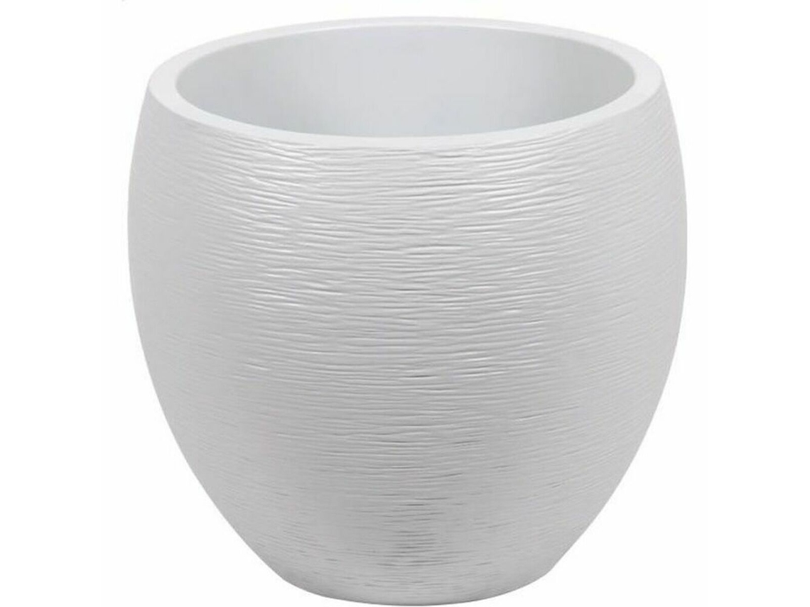 Maceta EDA Graphit Redondo Blanco Ø 50 cm