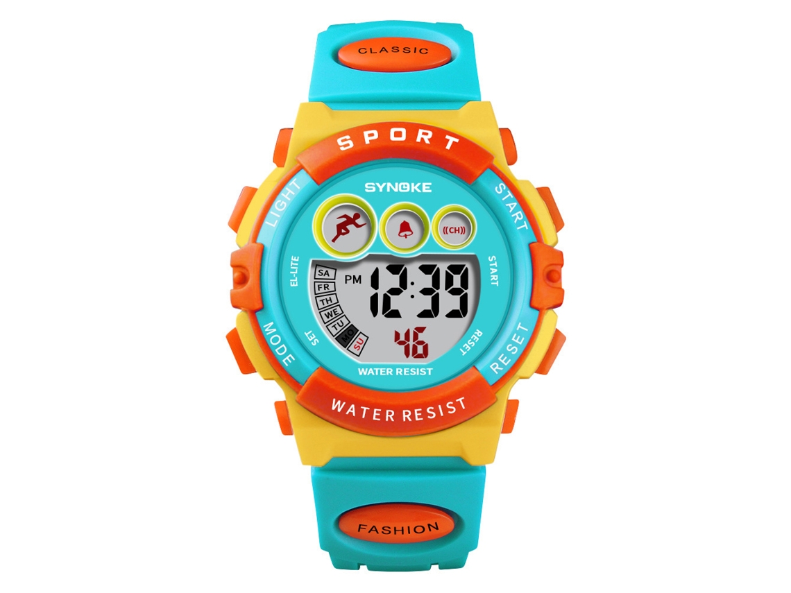Reloj Deportivo Digital Impermeable Led Con Alarma Para Niños Niñas Niños