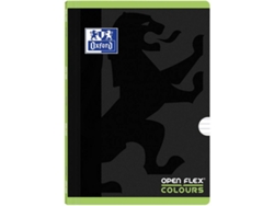 Cuaderno OXFORD 485193 Negro y Verde (A4 - Pautado - 48 Hojas)