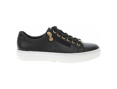 Zapatos RIEKER L59L101 Piel (39 - Negro)