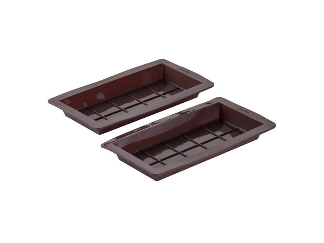 Dos Moldes De Silicona Para Tabletas De Chocolate De Dubái Zenker Special Creative