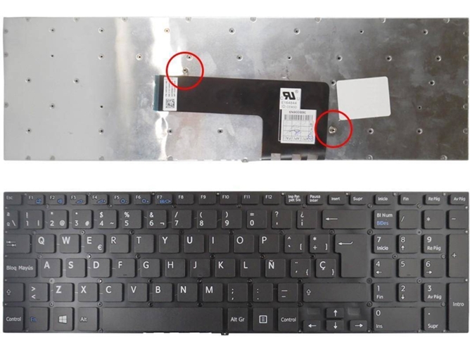 Teclado para Portátil Sony Svf 15 Svf1521K1E