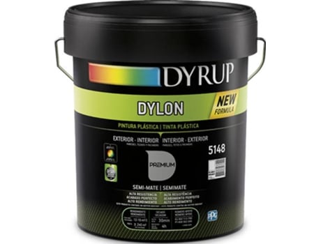 Pintura Semi-Mate Acuosa DYRUP Dylon (Blanco - 15 L)