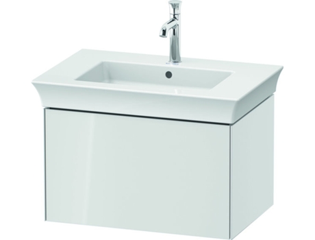 DURAVIT Tulip blanco, mueble de baño montado en la pared, ancho 684 x profundidad 458mm, con 1 extractor, con tecnología de punta, WT42410