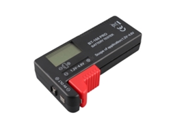 Comprobador De Baterías Universal Para Pilas Aa, Aaa, Cd, 9v Y 1.5v (pilas De Botón), Medidor De Nivel De Batería Portátil Para Uso Doméstico.