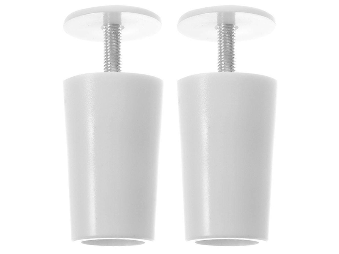 Omni-2 Piezas Tapones Para Persianas De Plástico Y Aluminio Repuestos Prácticos Para Hogar Y Oficina Blanco