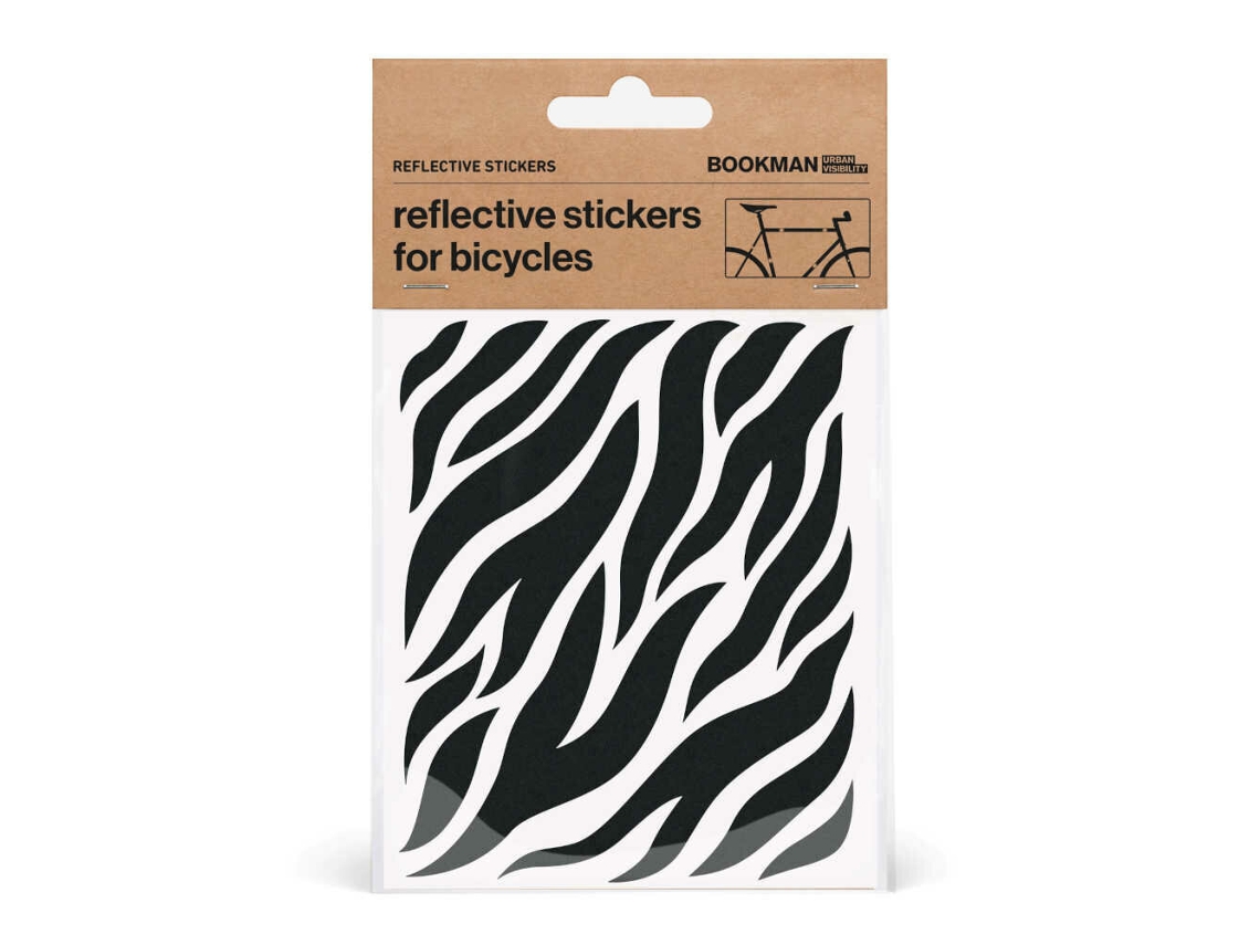 Adhesivos reflectantes para bicicletas cebra BOOKMAN