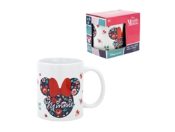 Taza Ceramica Minnie Mouse Gardening 325 Ml En Caja Regalo