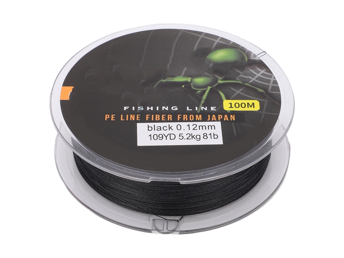 2026rebe-hilo De Pesca Trenzado Multicolor 100m Resistente Y Duradero Hilo De Pesca Trenzado Negro 0.6 Accesorio De Pesca