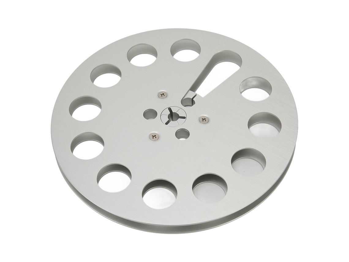 Bobina De Cinta Vacía De 11 Agujeros Universal De 1/4 Pulgada Y 7 Pulgadas Para Bobinado De Sonido De Carrete Abierto